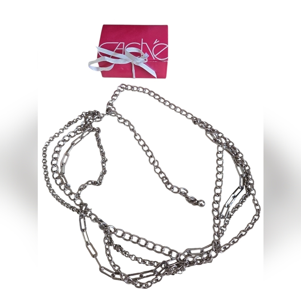 Cache Silver Chain Belt - Picture 4 of 6